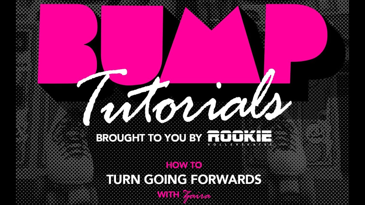 Load video: Learn how to turn going forwards on roller skates with Zaira.